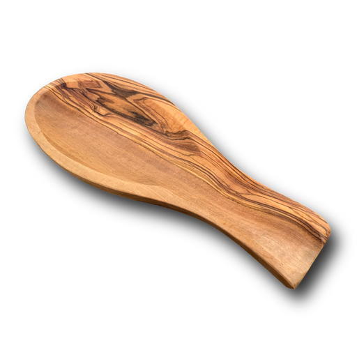 Olive Wood Spoon Rest - Whisk