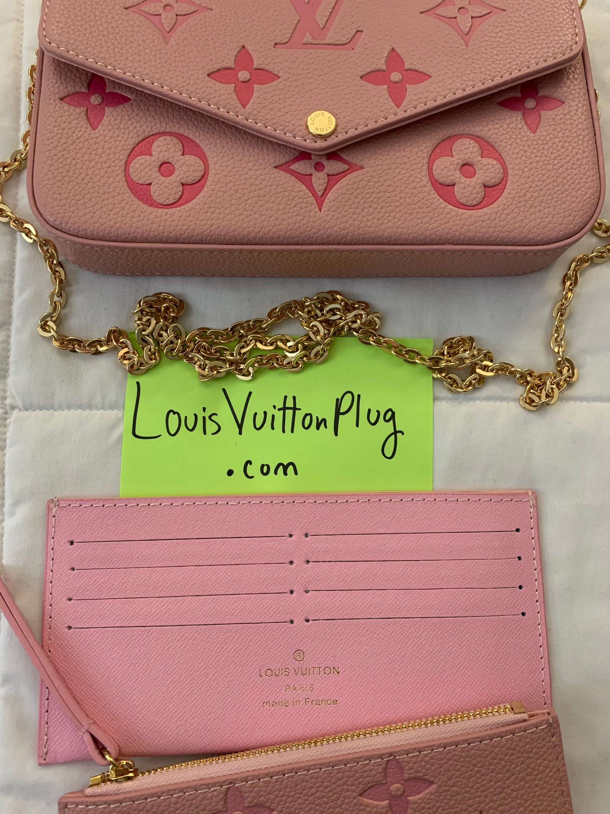 Is aan het huilen maximaal iets Handmade Leather Handbag Monogram Empreinte Felicie Pochette by the Po – LV  PL