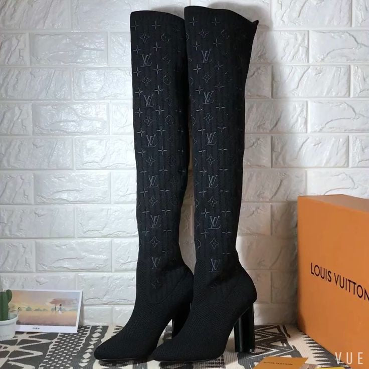 LOUIS VUITTON Silhouette High Boot Unboxing  YouTube