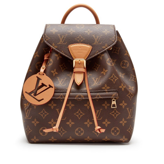 Leather backpack Louis Vuitton Green in Leather - 31228168