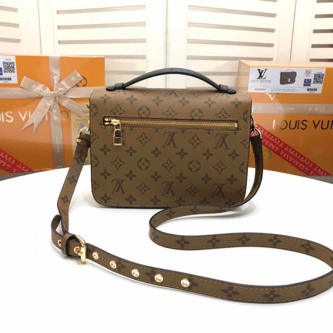 Louis Vuitton Bag Pochette Metis Braided Handle #40780-9