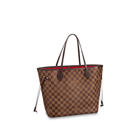 LOUIS VUITTON Neverfull MM Spring City Leather Tote Shoulder Bag Bicol