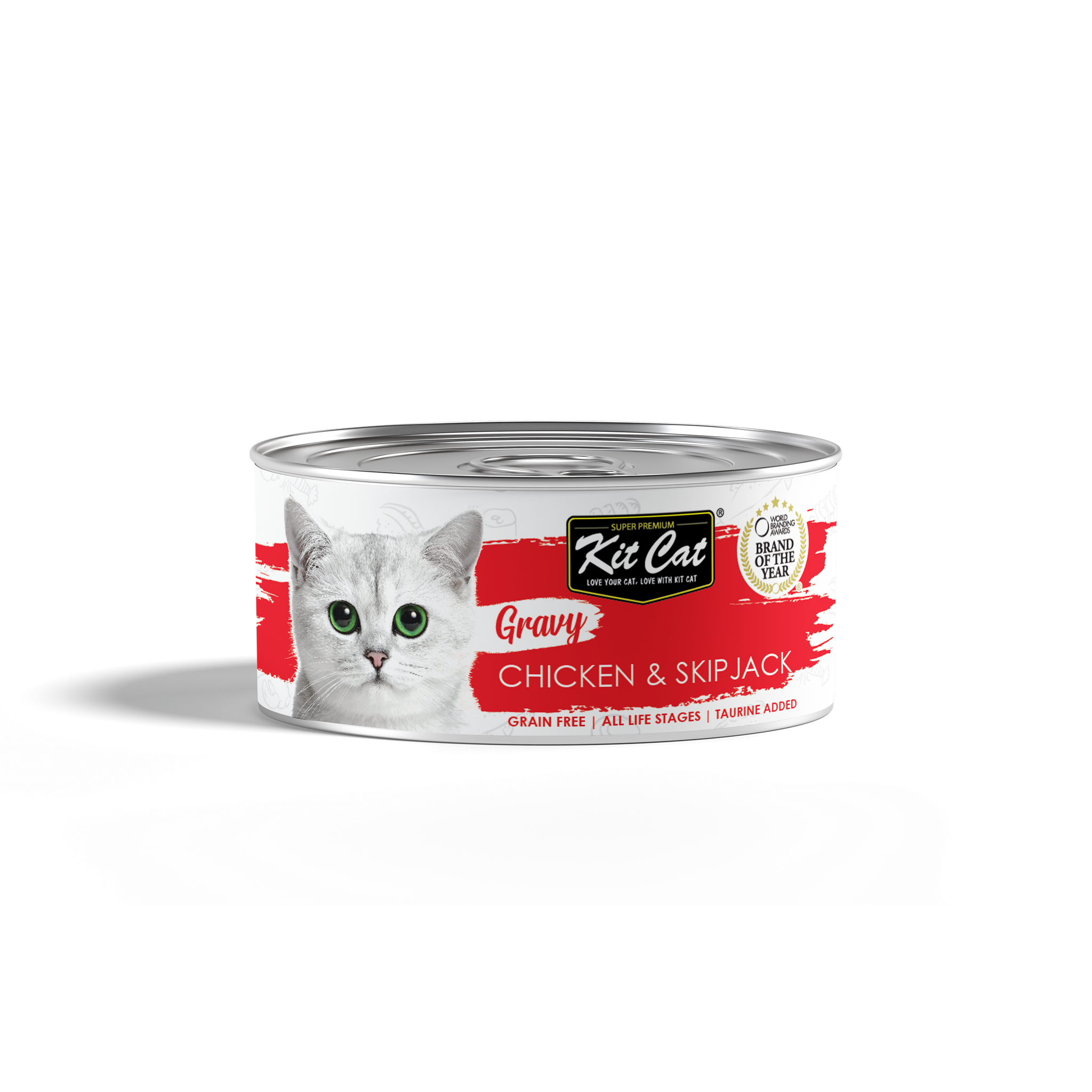 Kit Cat Gravy Cat Canned Food - Chicken & Skipjack (70g) – B2K Pet
