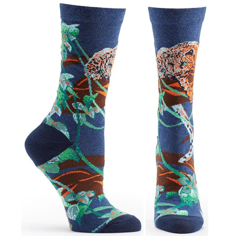 jaguar novelty animal sock from ozone design