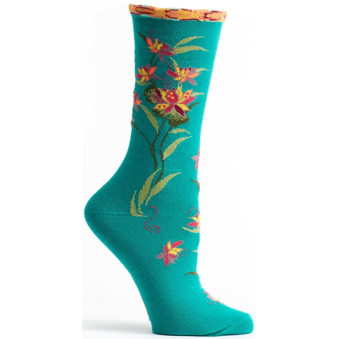 Womens Floral Socks Flower Socks With Beautiful Designs Ozone Design Inc