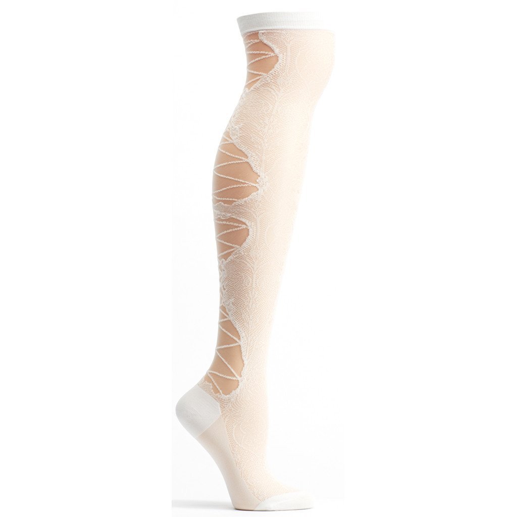 Image of Lace Up Over the Knee Sock