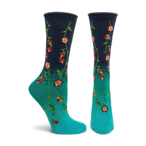 Floral Nordic Socks