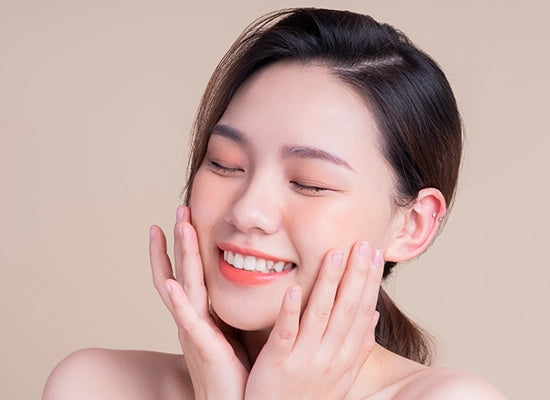 Image of young Asian woman with fresh, rejuvenated skin, showcasing the results of effective face care