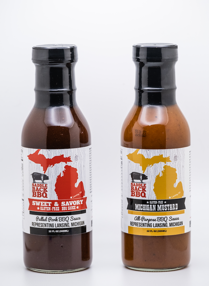 Sweet & Savory and Michigan Mustard Combo Pack - Saddleback BBQ product image