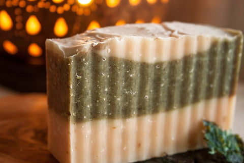 organic vegan natural soap bar, hawaiian sea salt