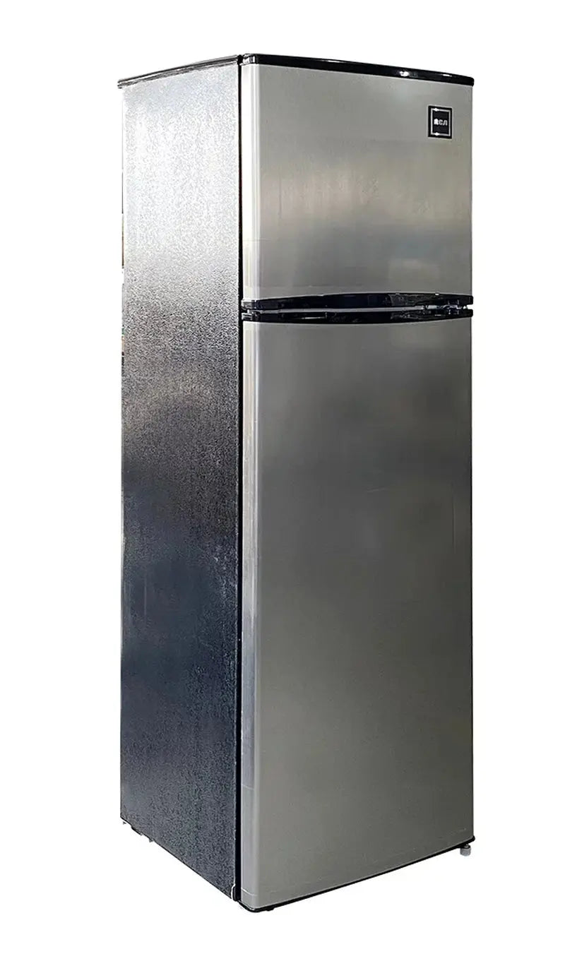 RCA - 10 Cu. Ft Top-Freezer Apartment-Size Refrigerator - Stainless?| Fridge.com