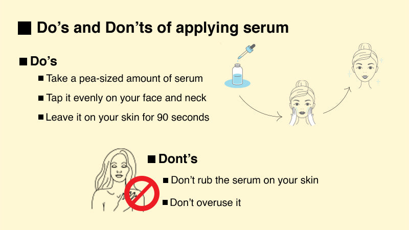 how to use face serum