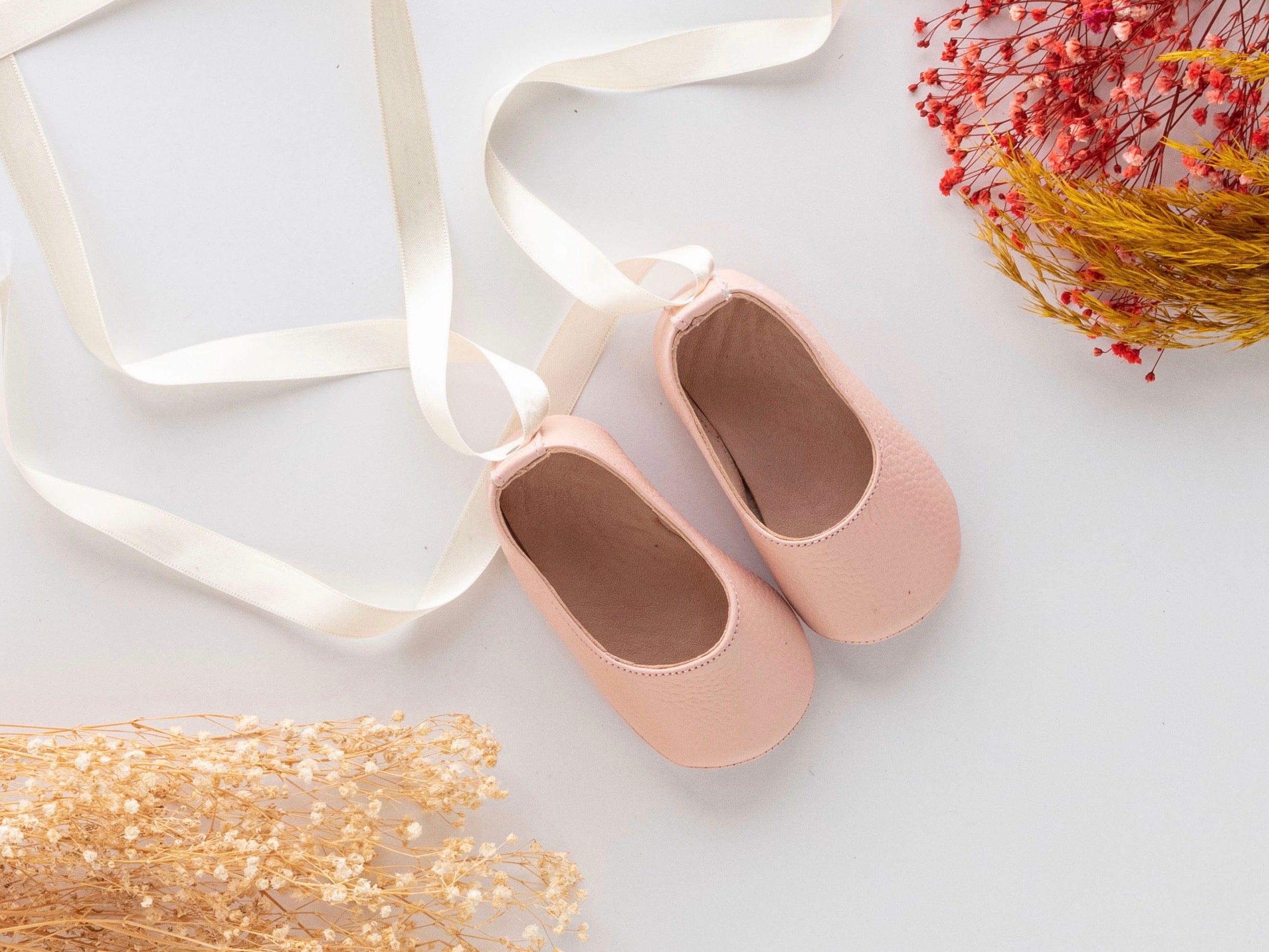 Pastel Pink Baby Ayla Ballerina Shoes