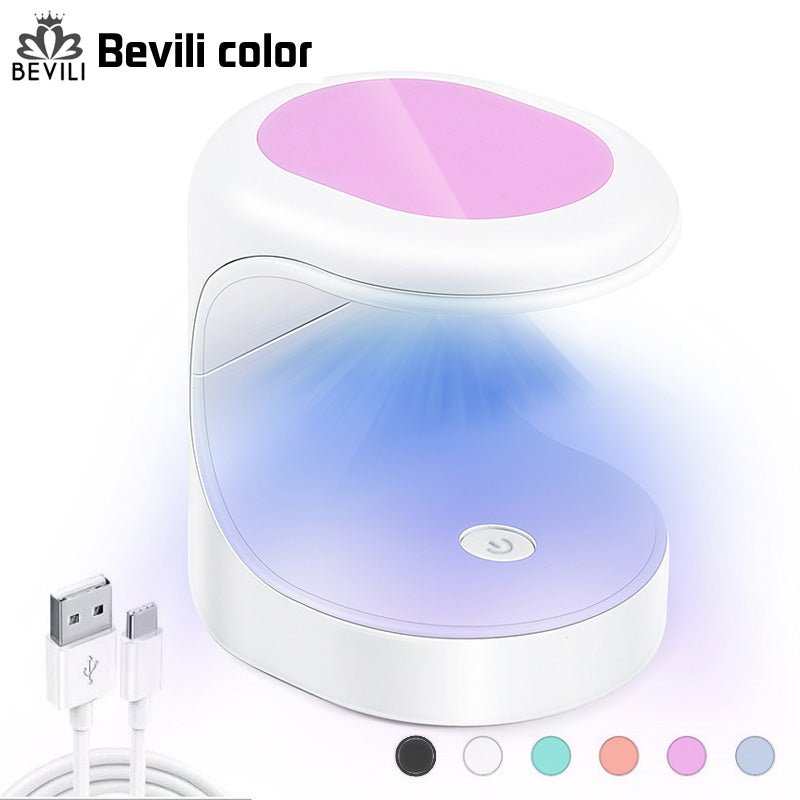 Mini secador de uñas con lámpara UV