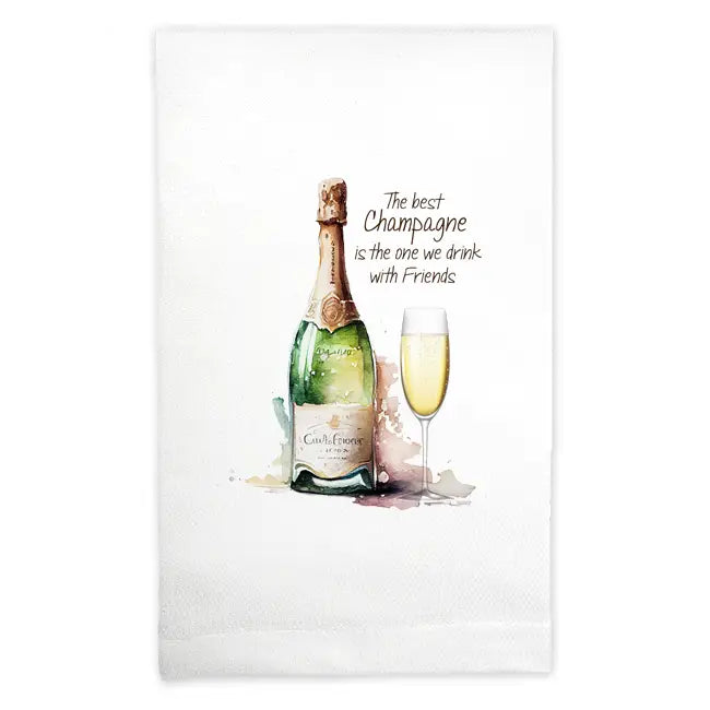 Kitchen Towel - Champagne Friends