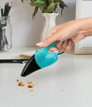 Modern Monkey Crumb Catcher USB Desktop Vacuum - Blush & Cactus