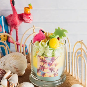 Beach Please Dessert Candle - Blush & Cactus