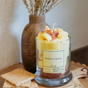 Banana Pudding Dessert Candle - Blush & Cactus