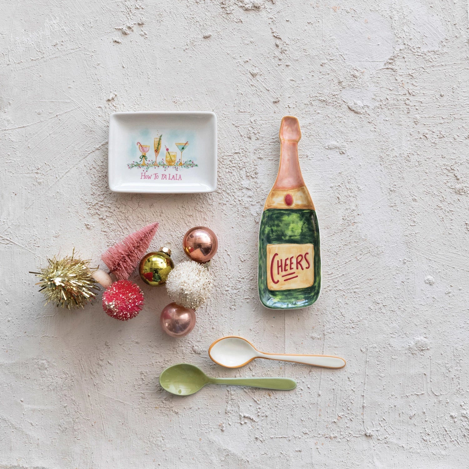 Champagne Bottle Shaped Dish
