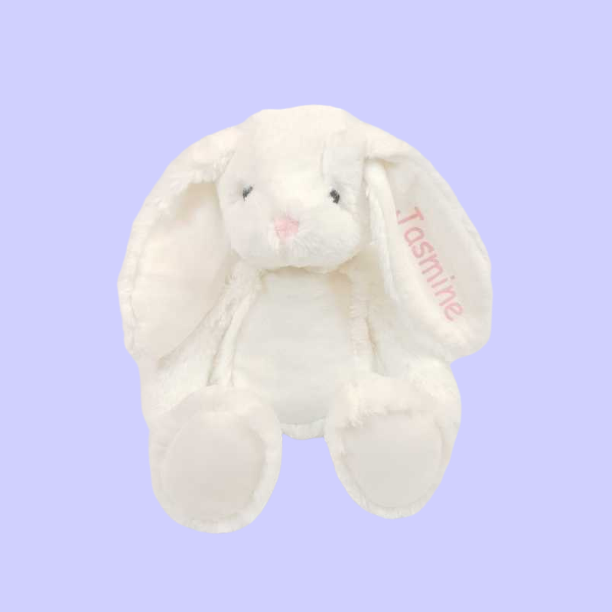 small white stuffed bunny