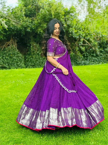 Purple Lehenga