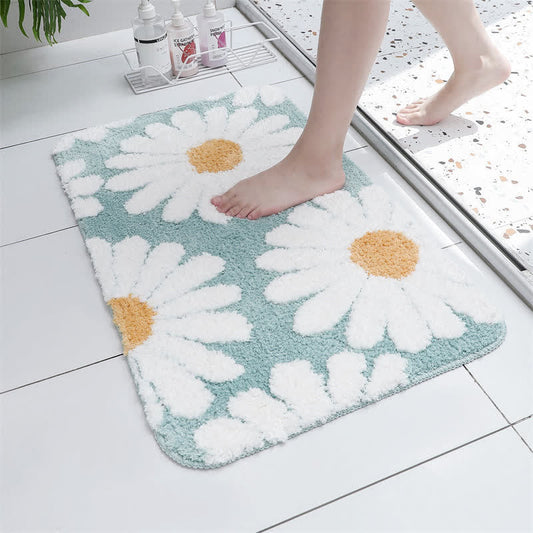 Feblilac Colorful Get Naked Bath Mat, 19.6″x31.5″ Non Slip Bathmat