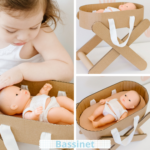 ARKi play couch cardboard bassinet