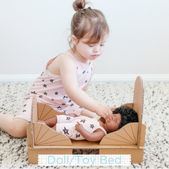 ARKi play couch cardboard doll toy bed