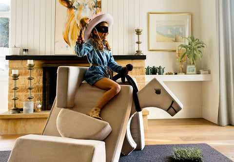ARKi play couch cowboy oatmeal