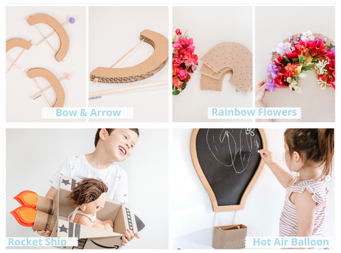 ARKi play couch cardboard box creations