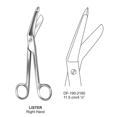 Lister Bandage Scissors Surgery Instrument – Surgical Instrument