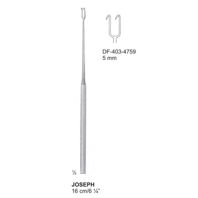 JOSEPH Delicate Retractor Double Hook, 16 Cm 6-1/4, Double Hook Retractor