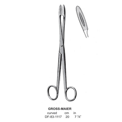 Gross-Maier Forceps, Cvd, Without Ratchet, 20Cm (Df-83-1117) by Raymed