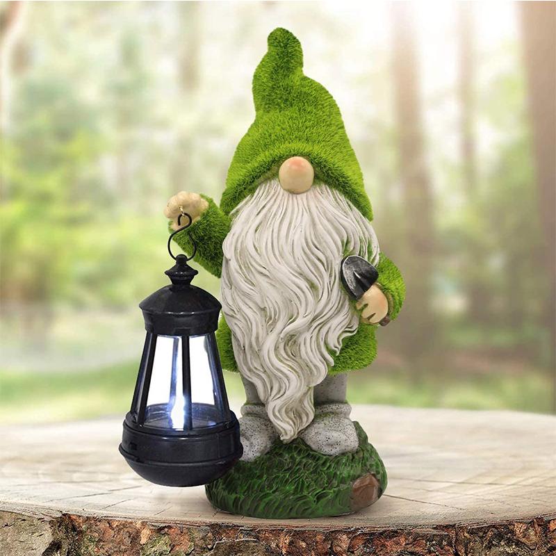 Solar Garden Gnome Statue – Lantern – finebay.nl