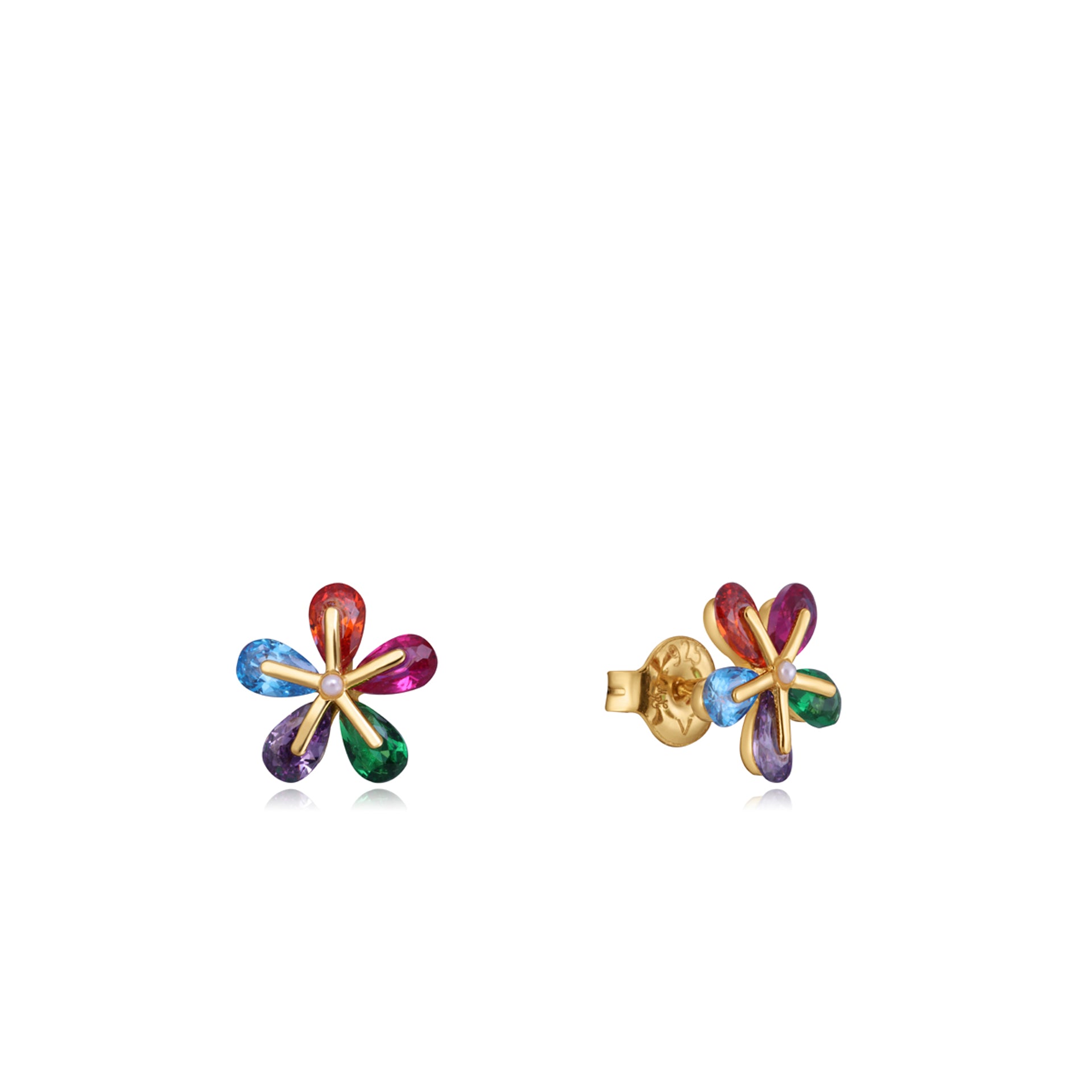 Pendientes Viceroy Mujer Plata Dorados 15008E09012 — Joyeriacanovas