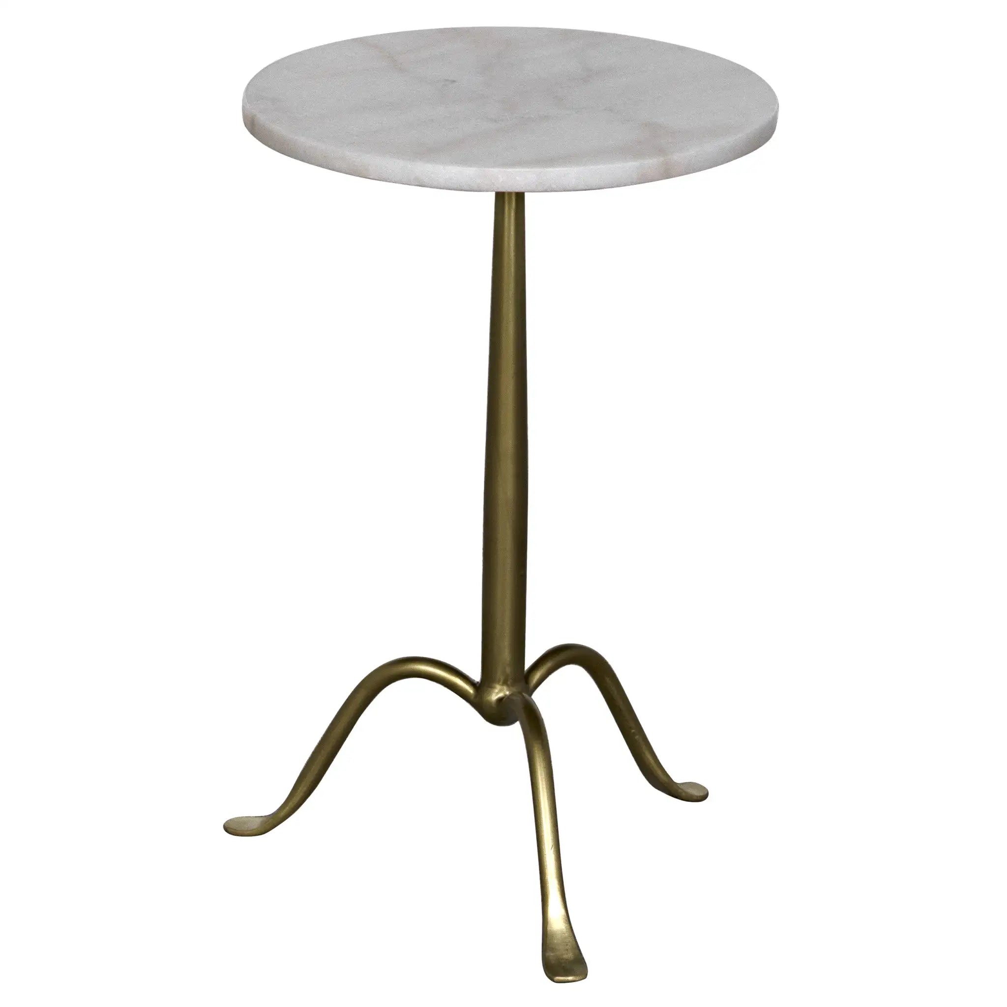 COSMOPOLITAN SIDE TABLE - ANTIQUE BRASS