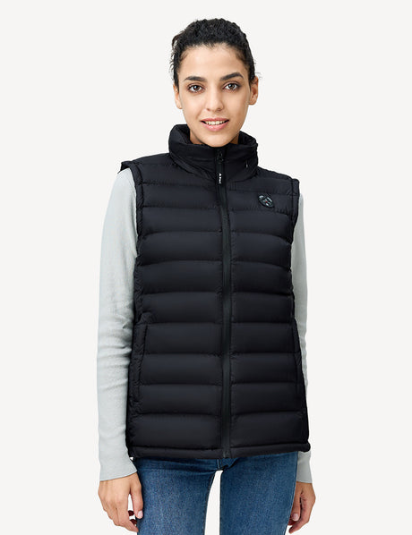 Yeetou Women's Heated Vest Lightweight Heated Vest Women Slim Fit Heated  Jacket with Battery Pack Rechargable Electric Heated Vest for Winter,  X-Small, Black at  Women's Coats Shop