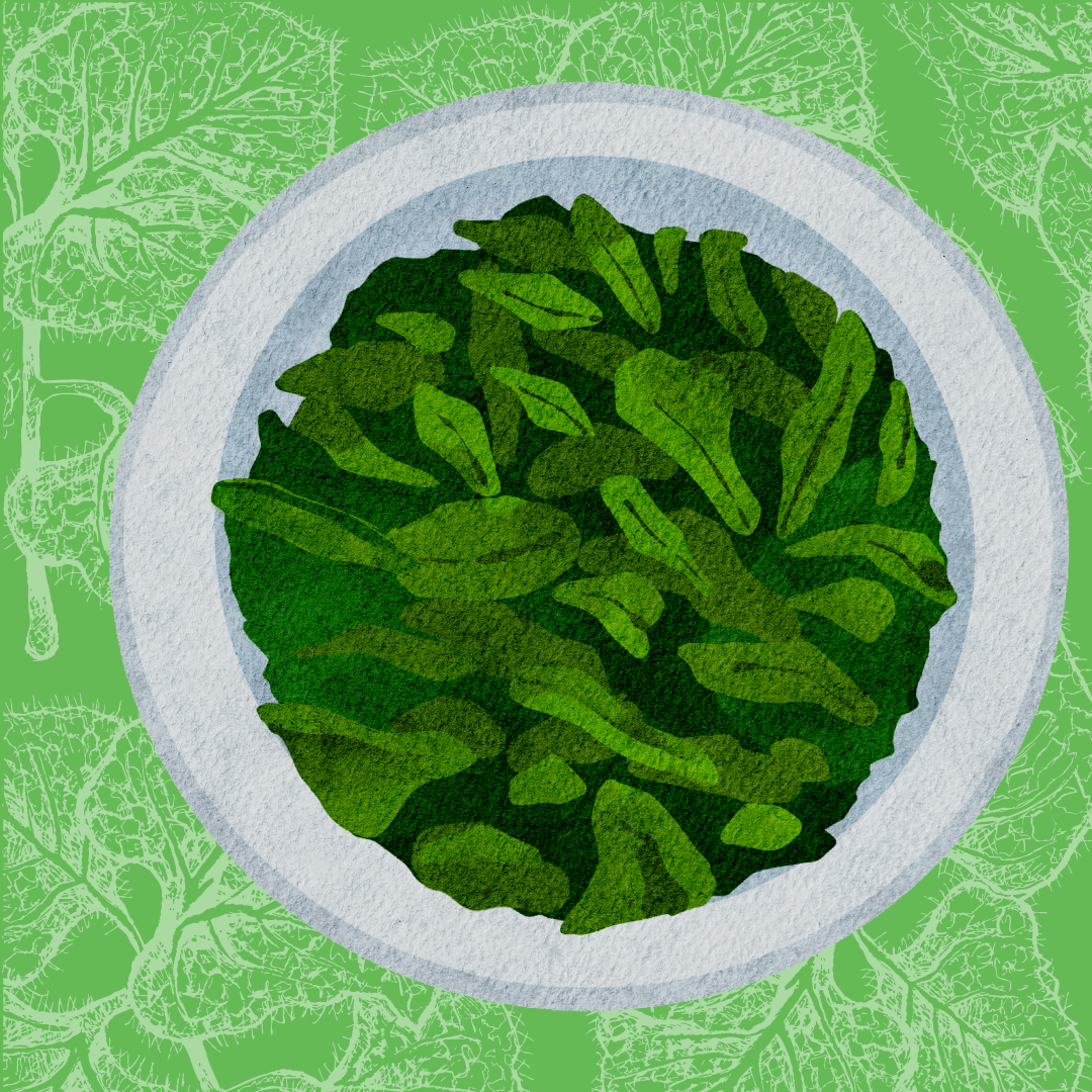 basil pesto is made with basil