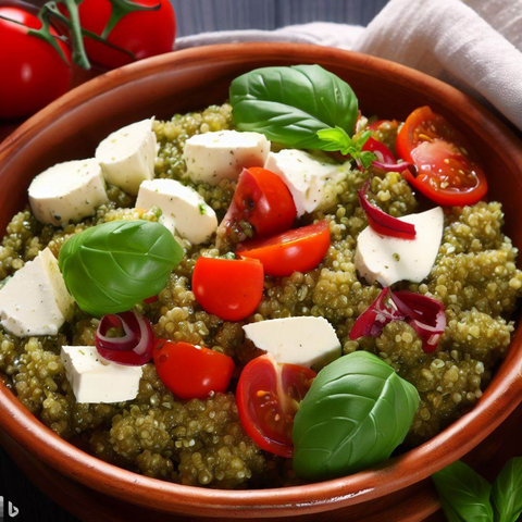 Pesto Quinoa Salad