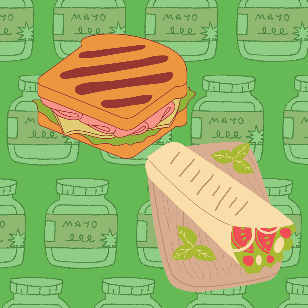 low fat mayonnaise is used in sandwiches