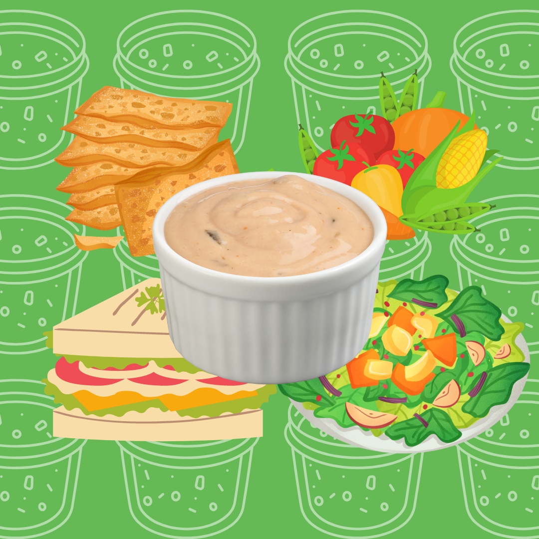 make sandwiches using thousand island dip