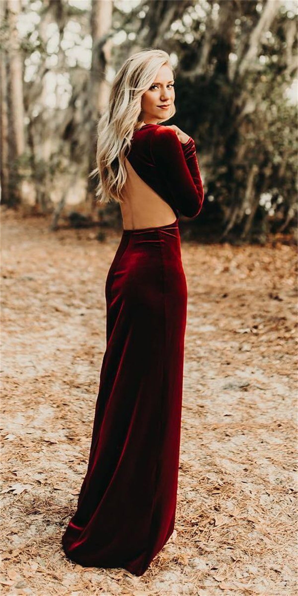 Winter Velvet Wedding Guest Dresses