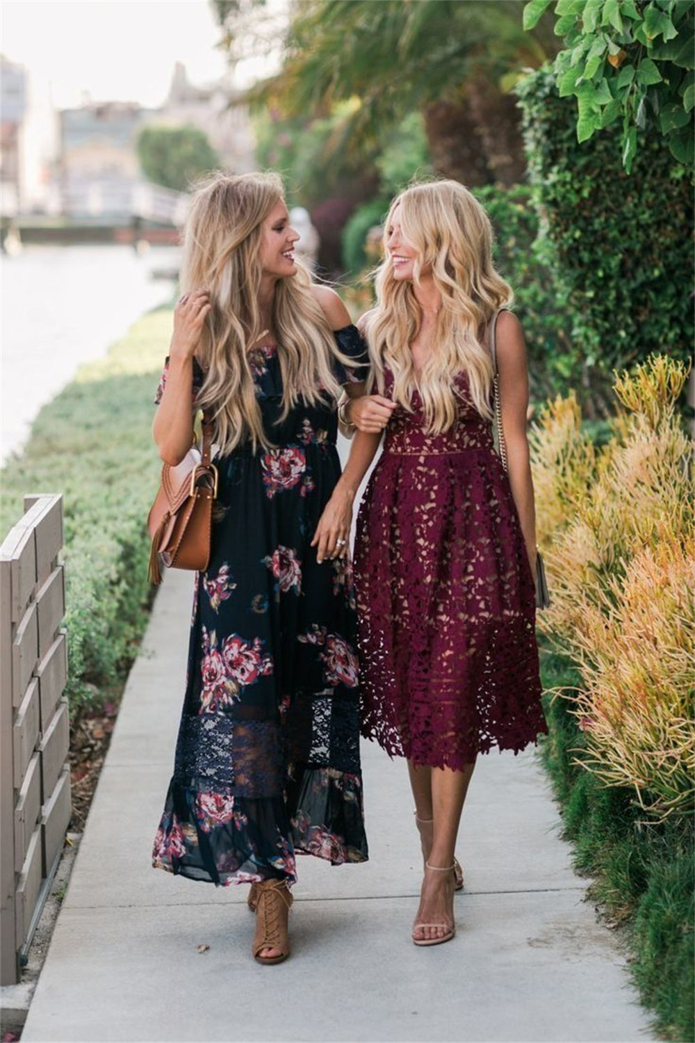 Spring Wedding Guest Outfits with Floral Dresses