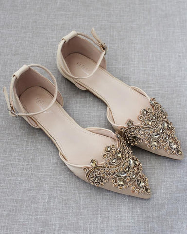 Champagne Flats for Weddings