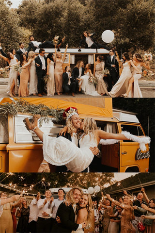 Creative Photo Ideas of Wedding Party