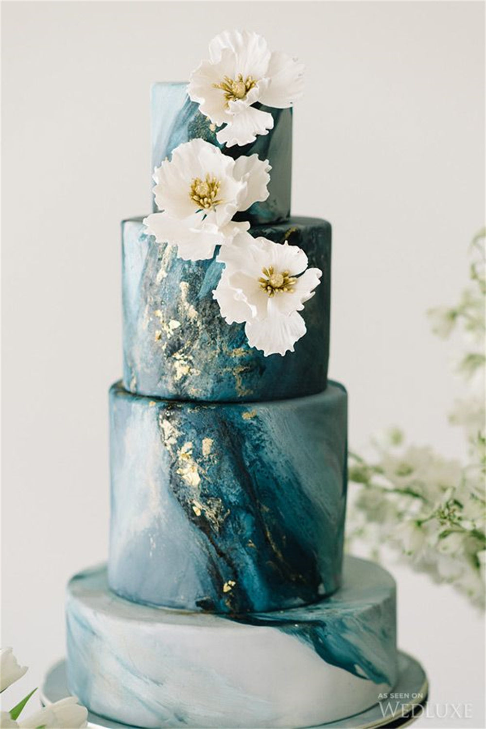 Luxury Marble Wedding Cakes with Multi-layers