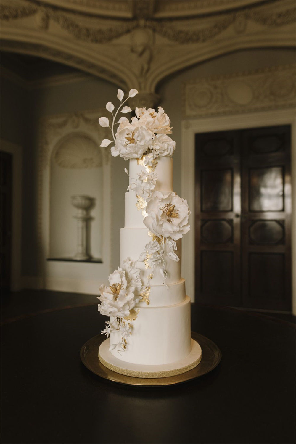 Unique and Tall Luxury Marble Wedding Cakes