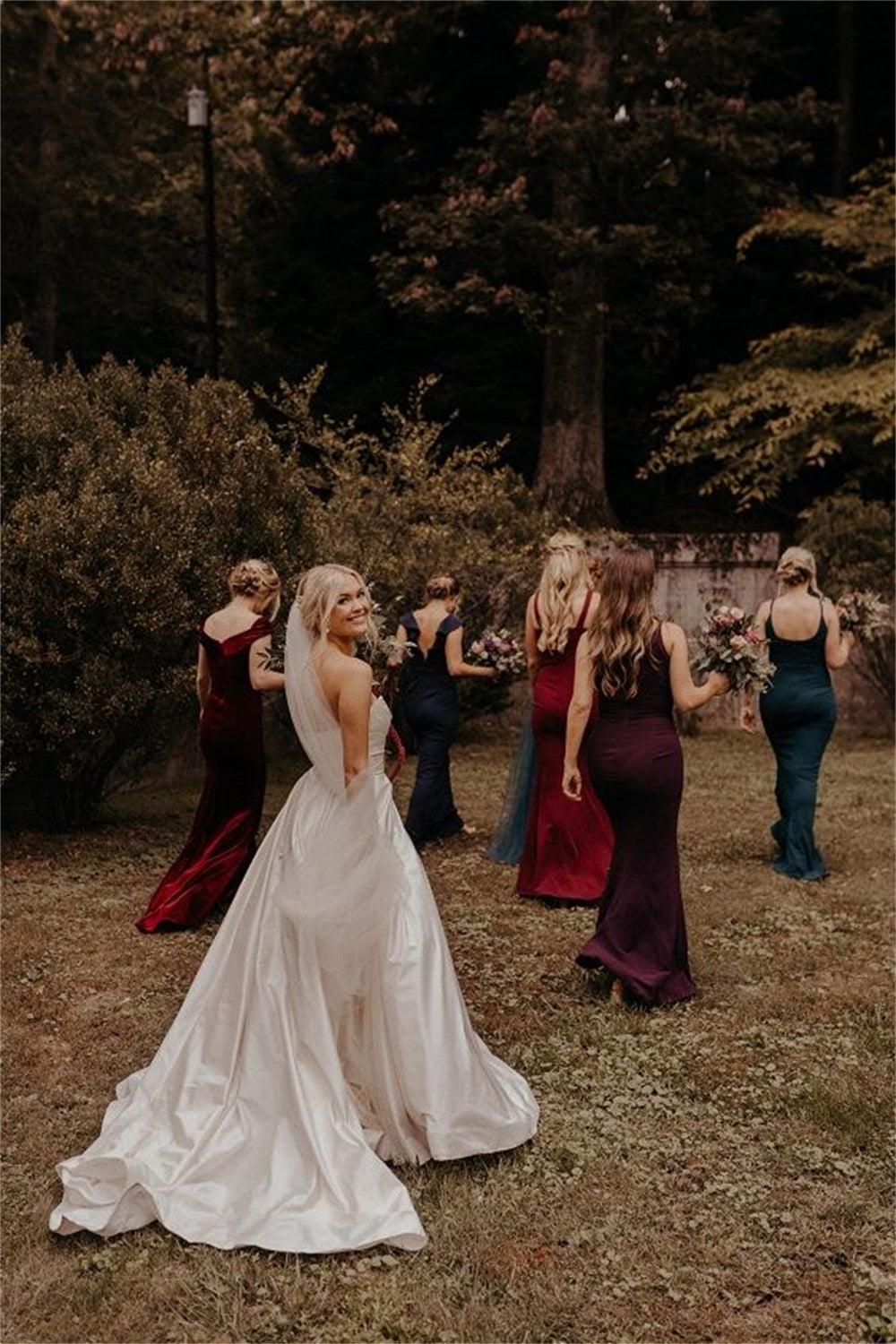 Gorgeous Velvet Bridesmaid Dresses