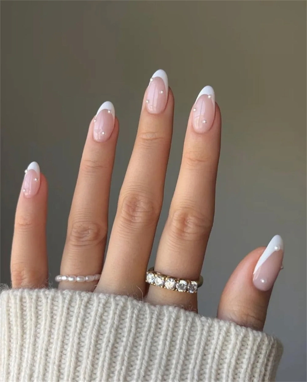 Classic French Wedding Nail Designs
