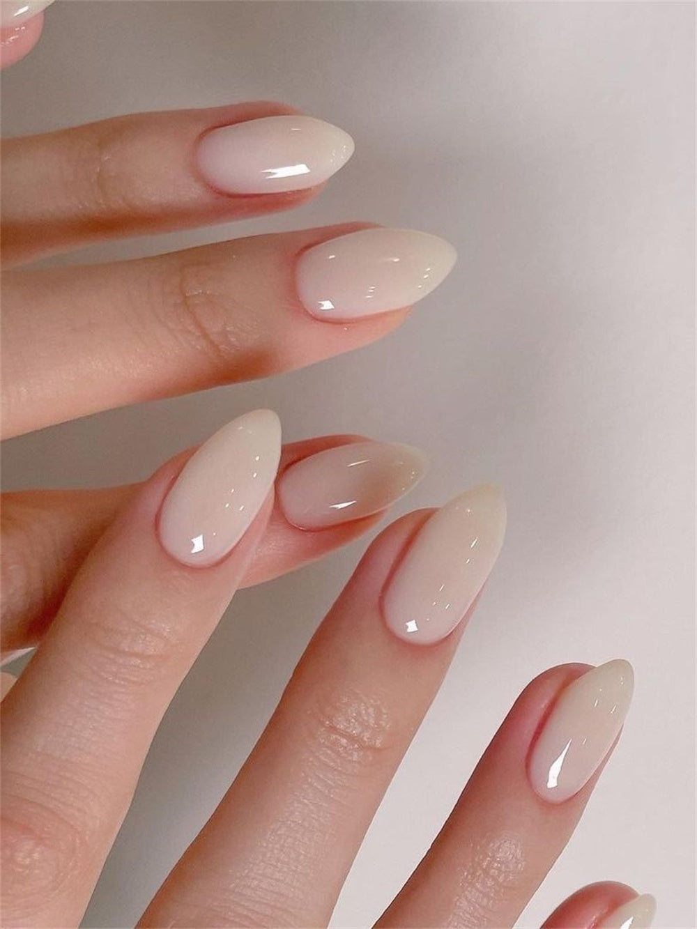 Light Pink Wedding Nails for Spring Weddings